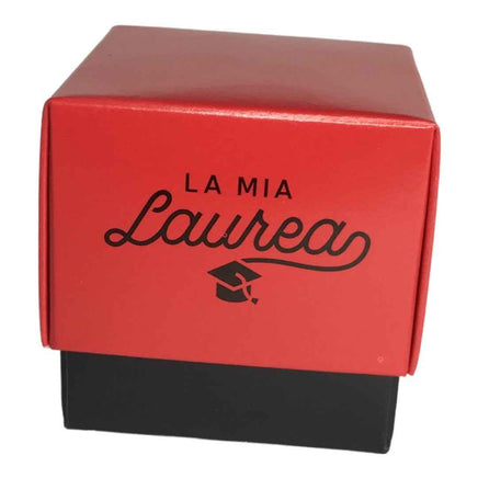 12 Scatoline Bomboniera Laurea cm 5x5x5
