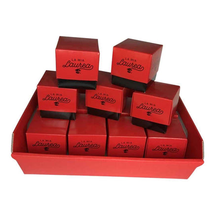 12 Scatoline Bomboniera Laurea cm 5x5x5